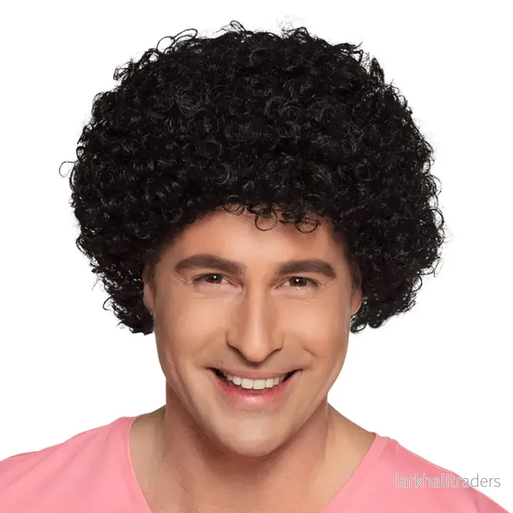 Peruk, Curly black Peruk, Curly black