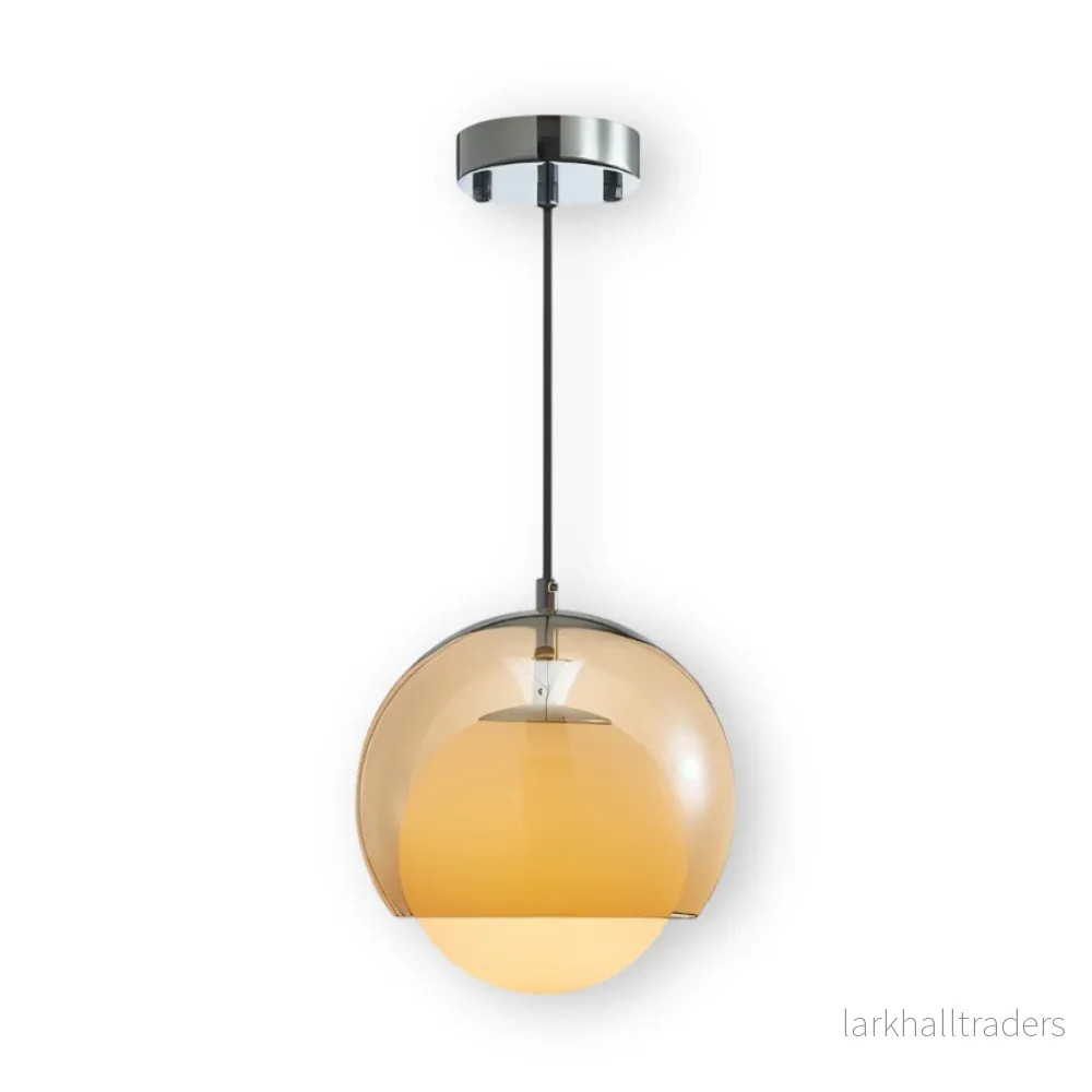 AmberDuo – Retro Glaspendellampa i Bauhaus-Stil AmberDuo – Retro Glaspendellampa i Bauhaus-Stil