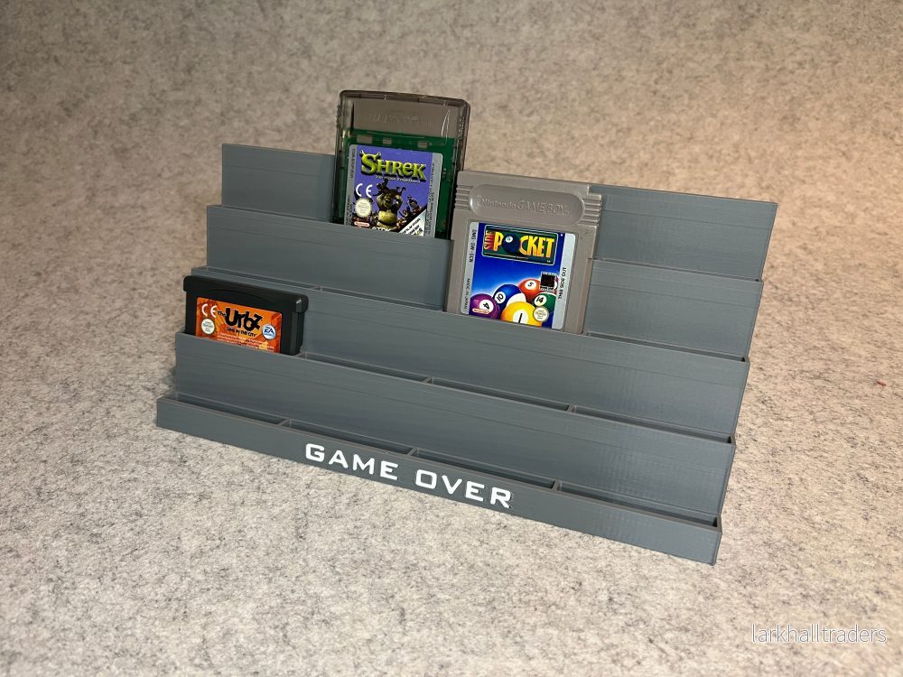 Spelställ för 20 GameBoy-spel – GAME OVER