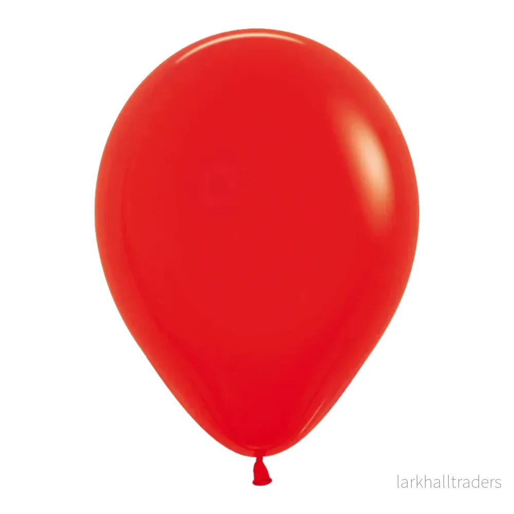 Ballonger, vallmoröd 30 cm 10 st - Bild 3