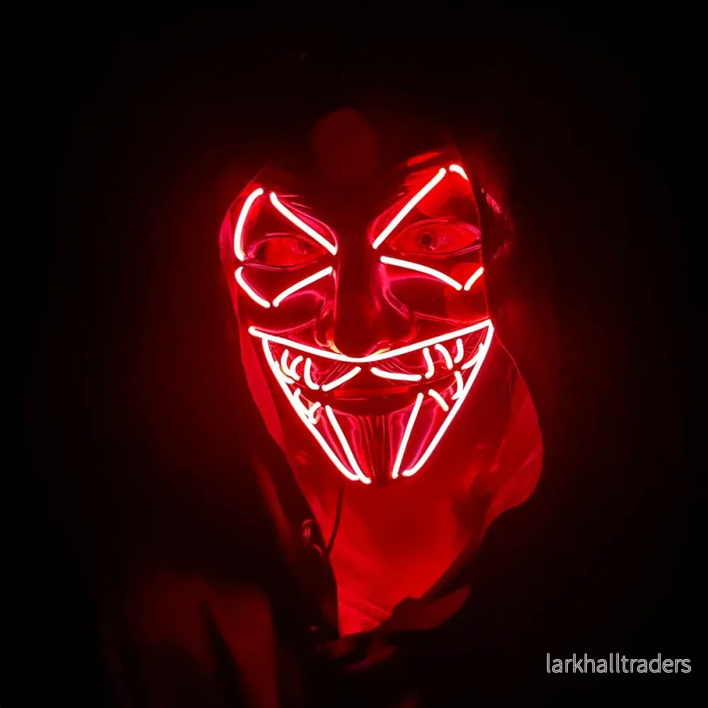 LED-mask, killer smile red - Bild 2