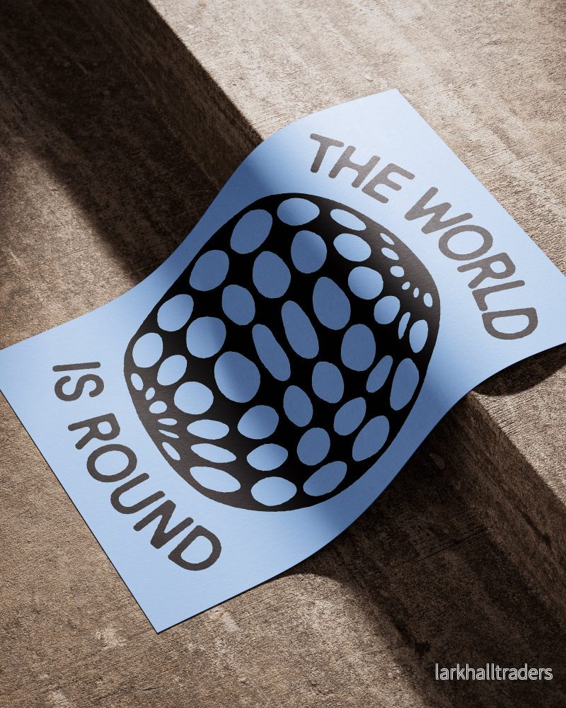 "THE WORLD IS ROUND" Poster - Bild 2