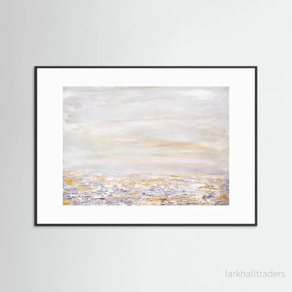 Fine Art Papper Print: ”Still Dawn – Gray” – Nordisk Havslandskapskonst Fine Art Papper Print: ”Still Dawn – Gray” – Nordisk Havslandskapskonst