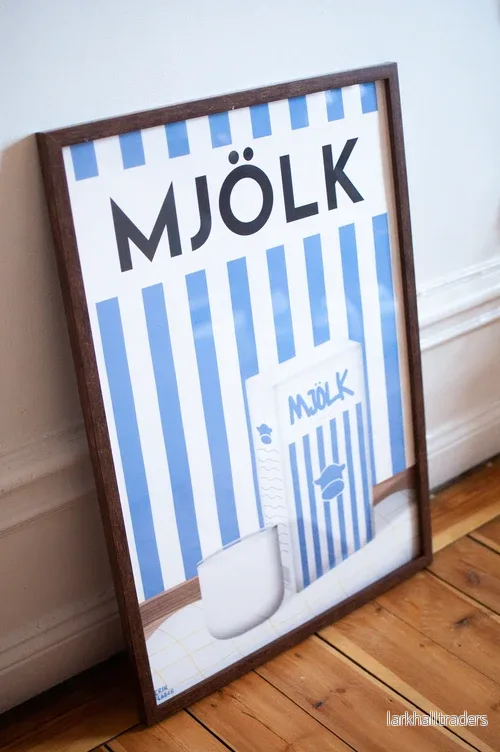 Blå Mjölk Poster - Bild 3
