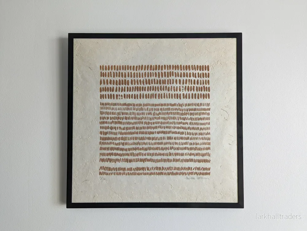 "Meditation I" - Linocut Print - Bild 2