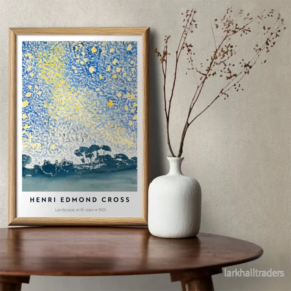 Landskap med stjärnor Poster