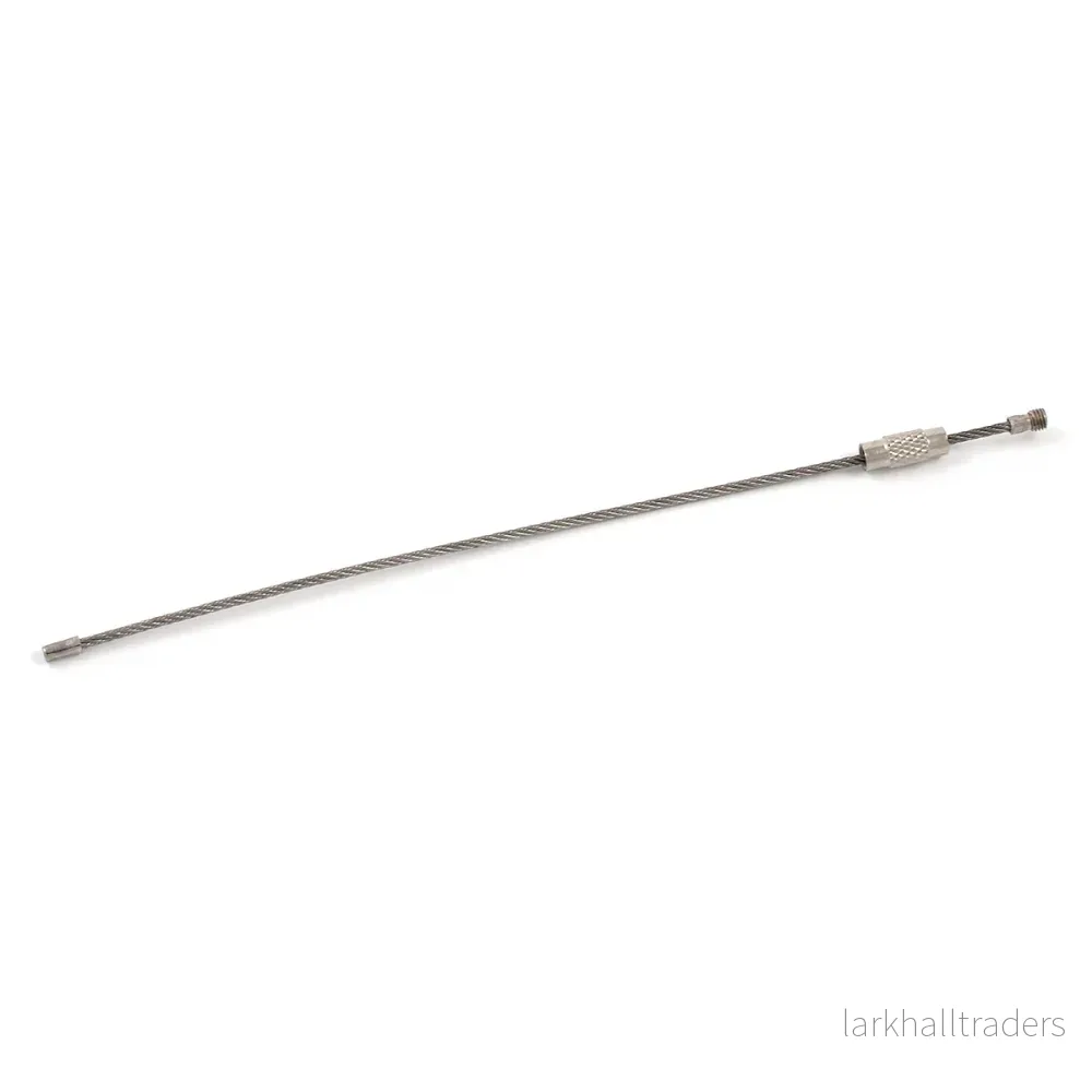 Vajerring med skruvlåsning, rostfritt, 50mm - Bild 2