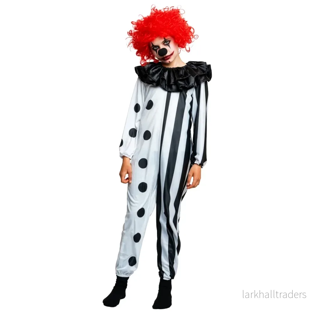 Barndräkt, skräckclown 110/116 cl - Bild 3