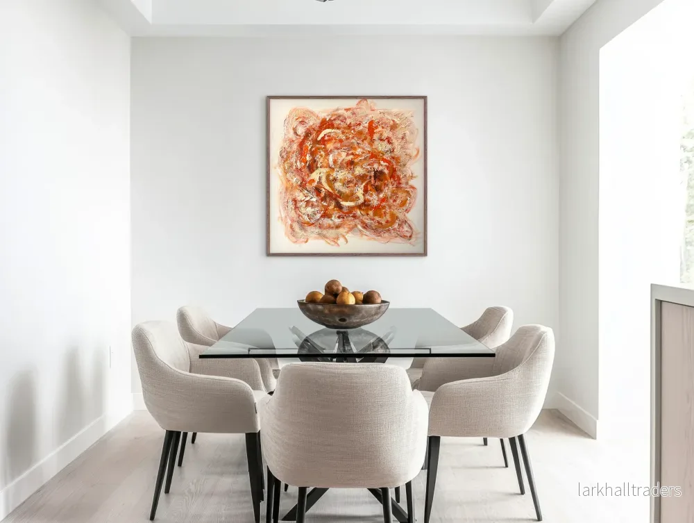 "Red Cycles" - 100x100 cm - Original - Bild 3