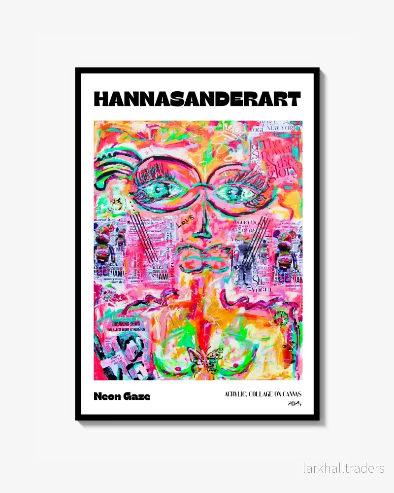 Neon Gaze Fine Art Print Neon Gaze Fine Art Print