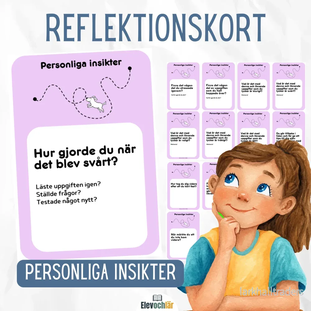 Reflektionskort – personliga insikter