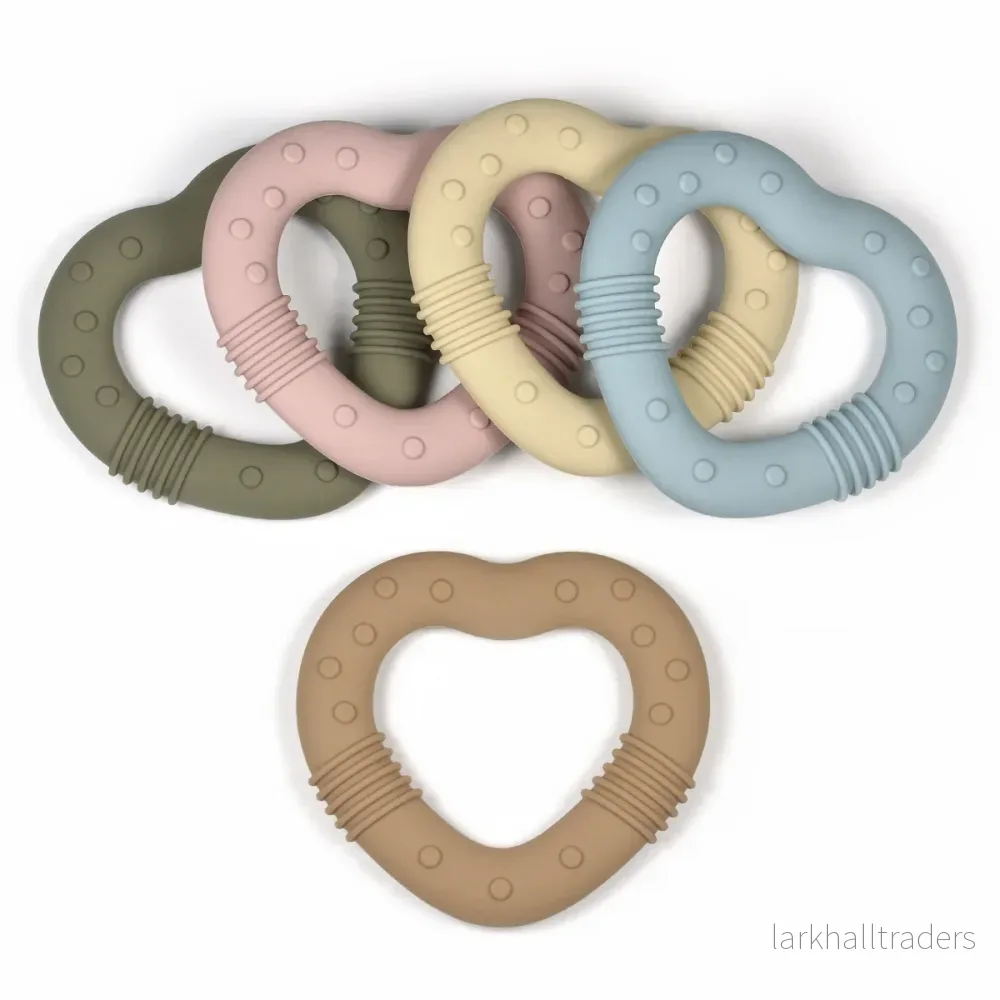 Silikon bitring, SS Collection, hjärta