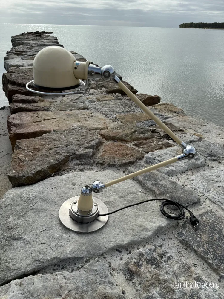 Jieldé bordslampa med två armar och bländskydd (Sällsynt utgåva) - Bild 2