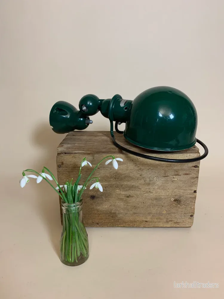 Grön Jieldé vägglampa - Bild 3