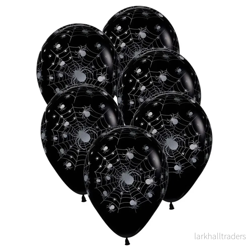 Ballonger, spindlar svarta 6 st Ballonger, spindlar svarta 6 st