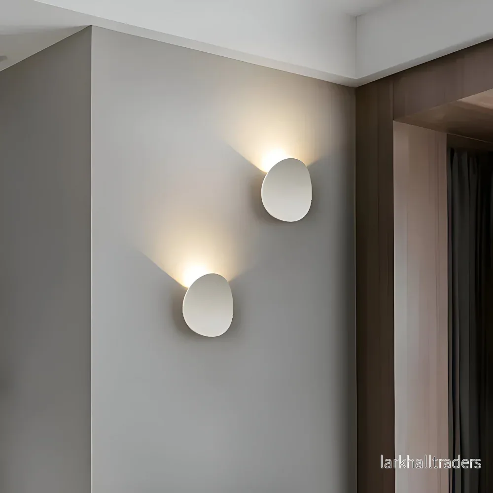 LumoOval – Vägglampa i Aluminium med Inbyggd LED och Minimalistisk Design - Bild 2