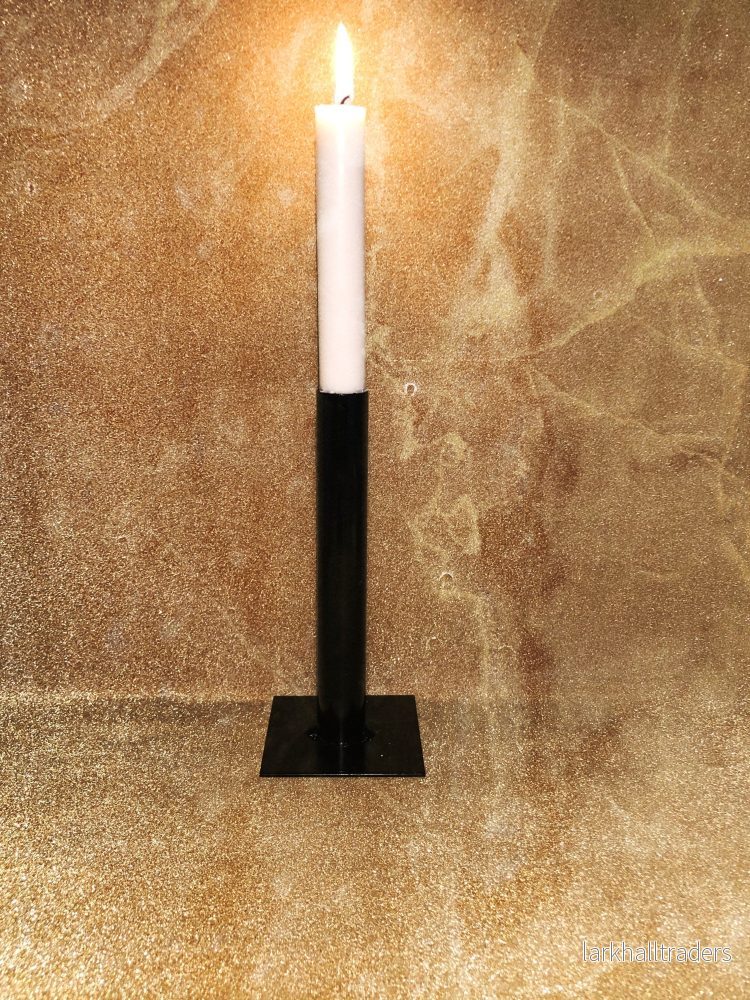 Ljusstake - enkel , stor (svart) - Bild 3