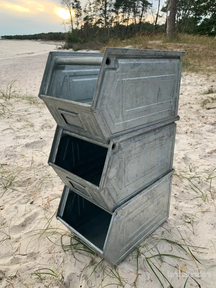 Stapelbar metalllåda - Bild 2