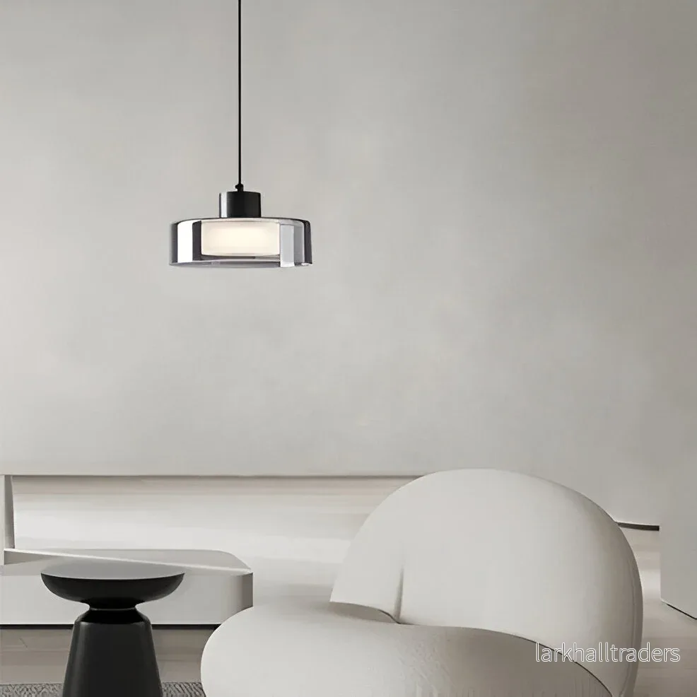 VetroLume – Cirkulär Rökglas Pendellampa i Modern Minimalistisk Design - Bild 3
