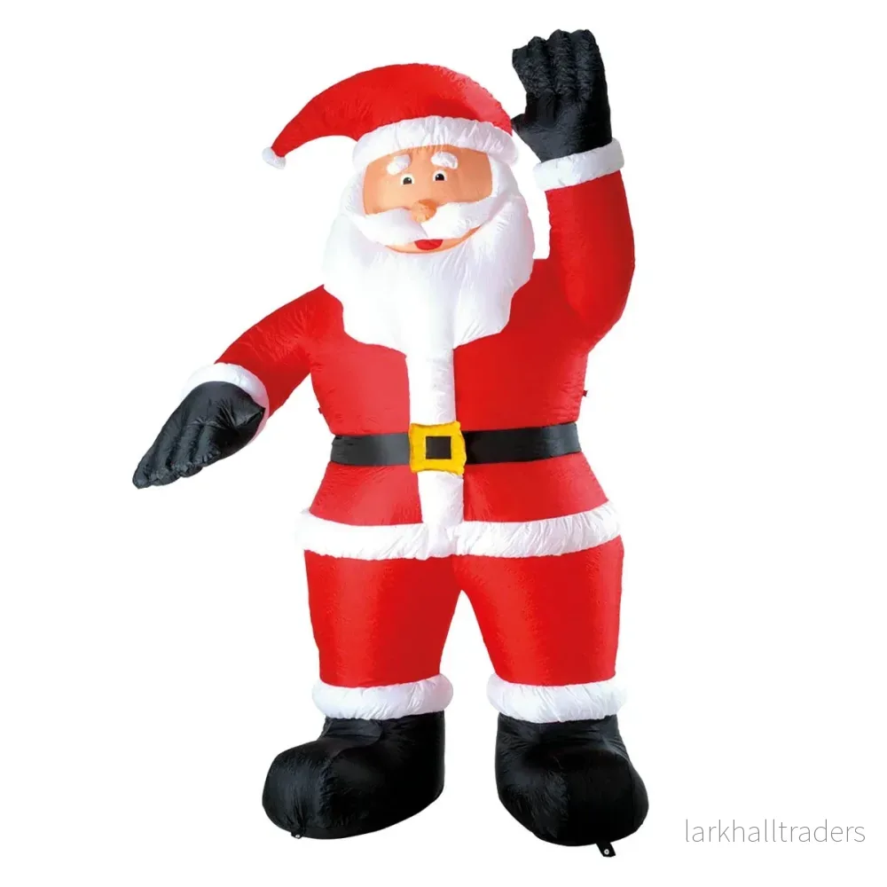 Uppblåsbar props, tomte 244 cm Uppblåsbar props, tomte 244 cm