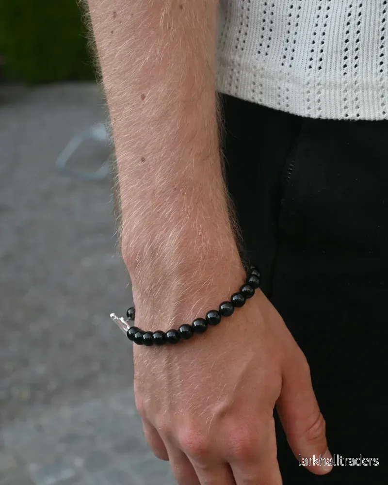 Oscar – Armband svart agat Oscar – Armband svart agat