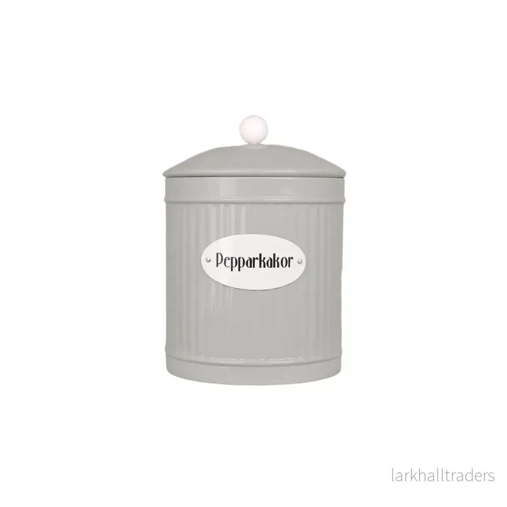 Plåtburk Hugo Pepparkakor Beige
