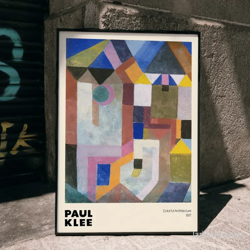 Färgglad Arkitektur Poster