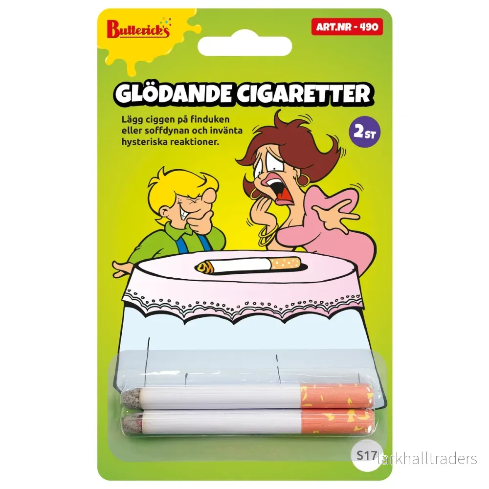 Glödande cigaretter, 2 st Glödande cigaretter, 2 st
