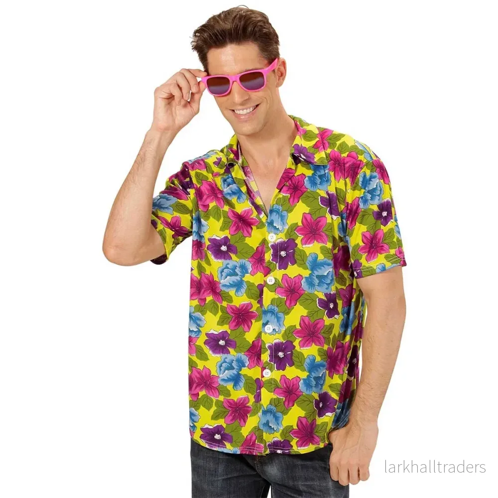Hawaiiskjorta, blommig