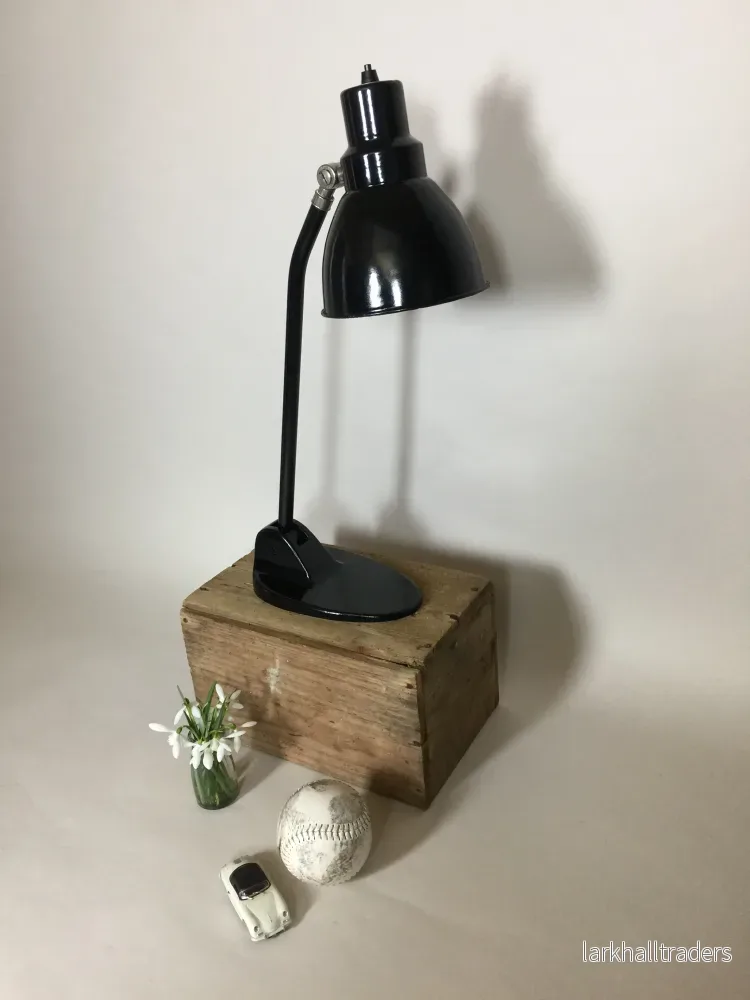 Fin gammal industriell vintage Jacobus lampa - Bild 2