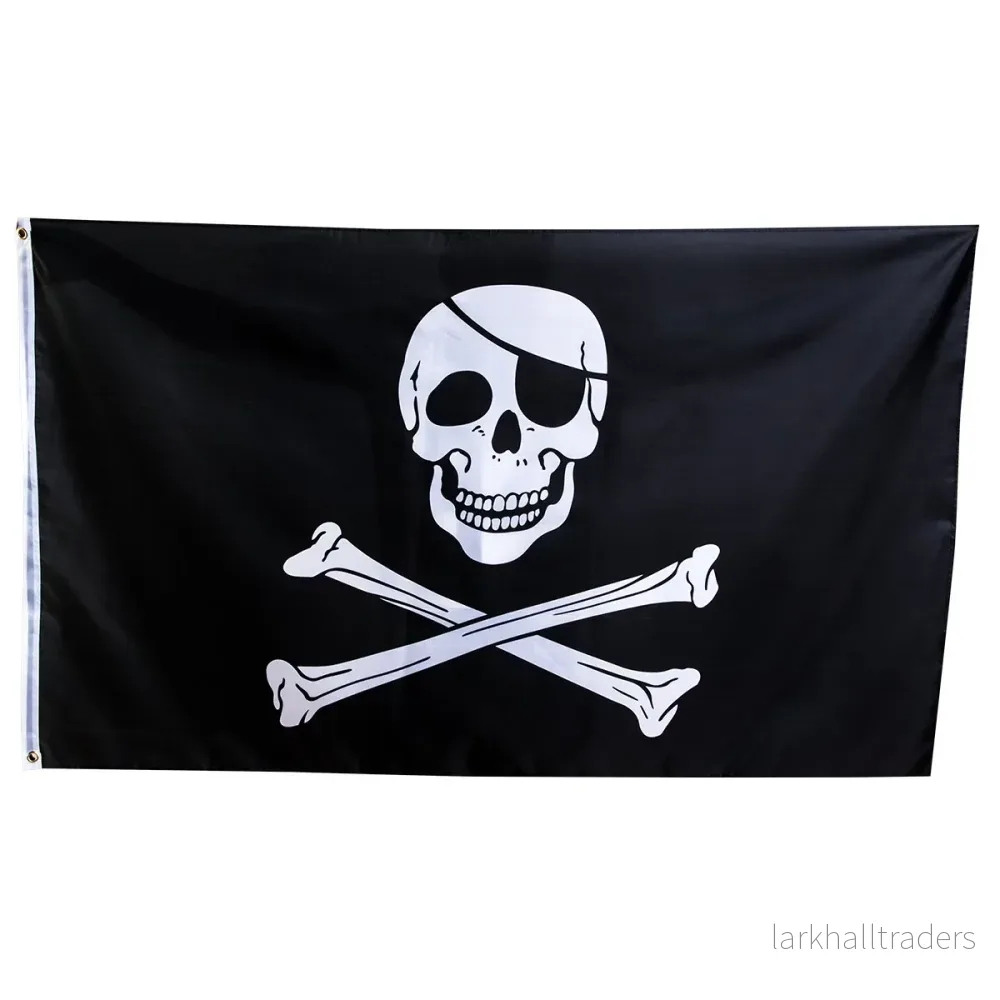 Piratflagga, 150×90 cm Piratflagga, 150×90 cm
