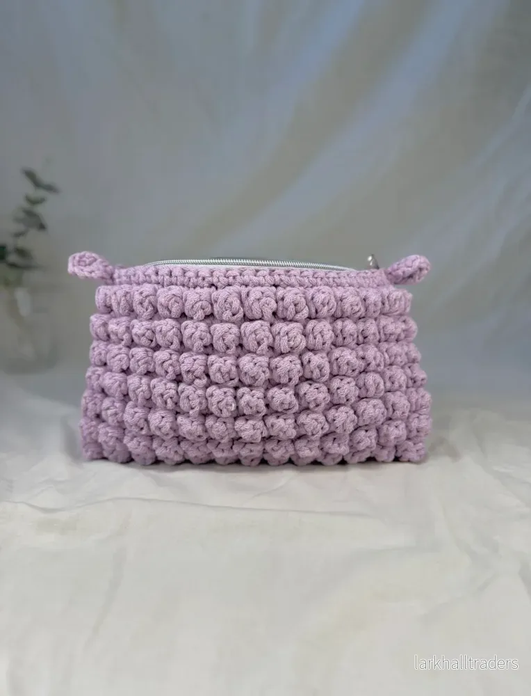 Virkad Bubbliga Necessär, lilac - Stor - Bild 2