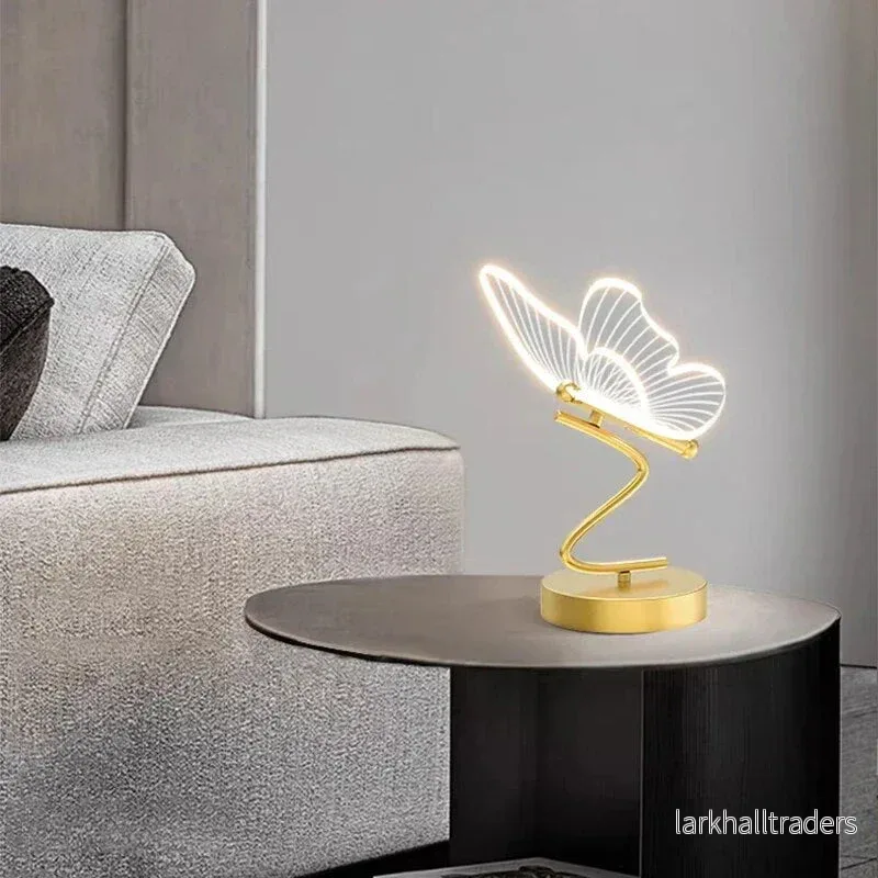 Modern LED-bordslampa i järn och akryl - Bild 3
