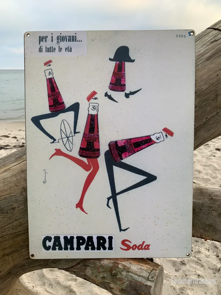 Campari reklam tecken Campari reklam tecken