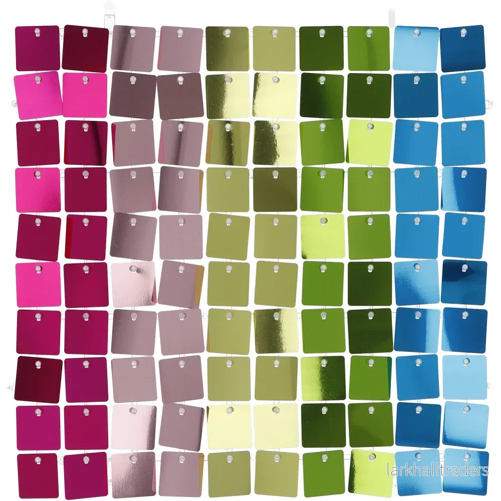 Backdrop paljettpanel, multi 30x30 cm 12 st - Bild 2