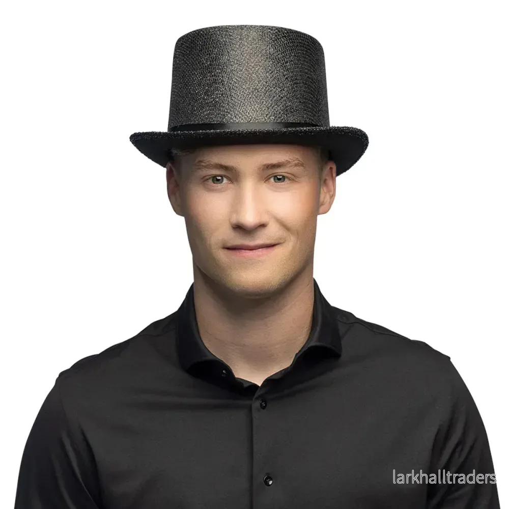 Hög hatt, svart deluxe - Bild 3