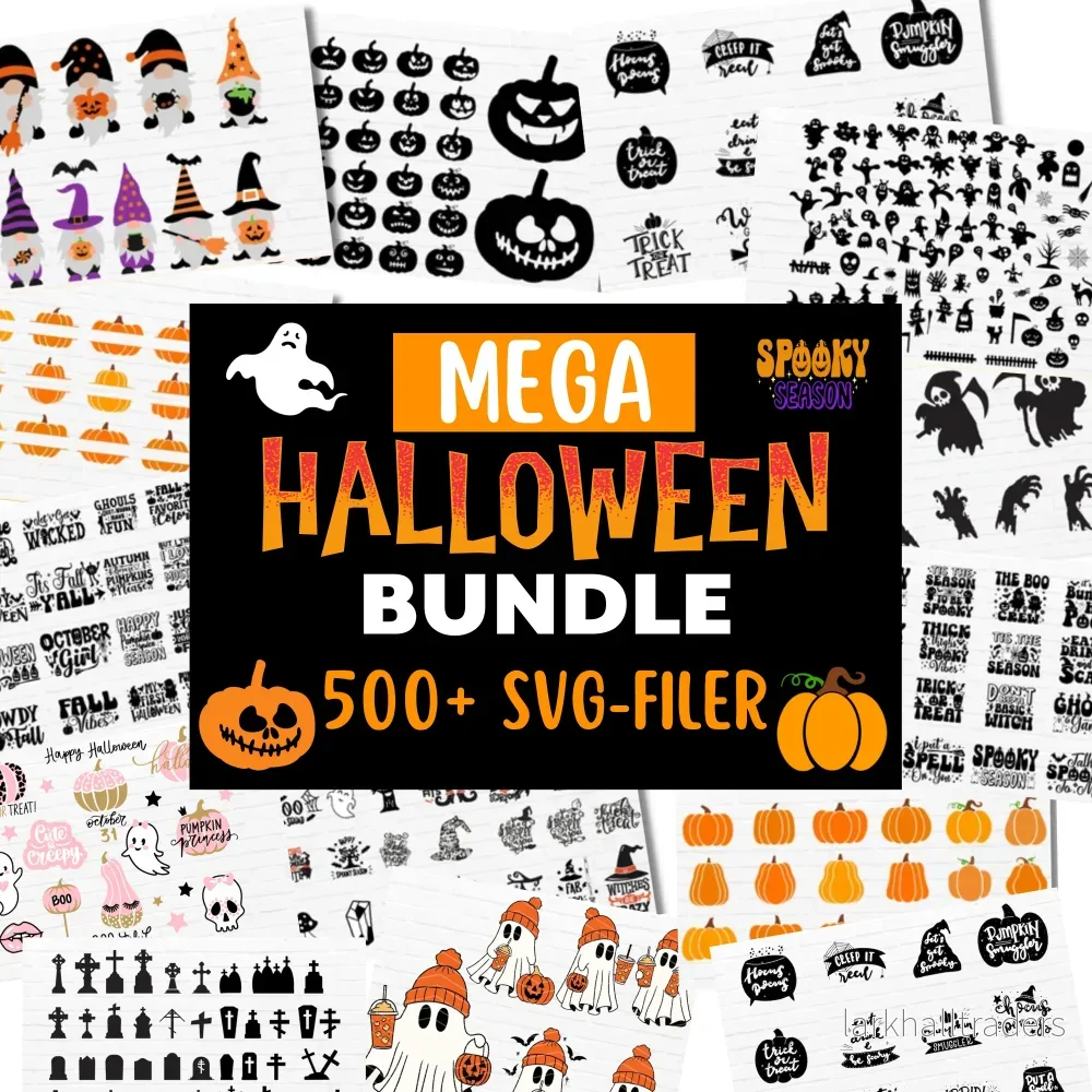 500 st Halloween Skärfiler 500 st Halloween Skärfiler