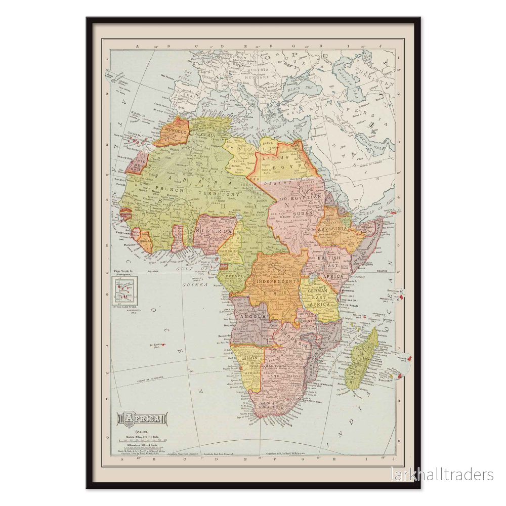 Afrikakarta Poster - Bild 2