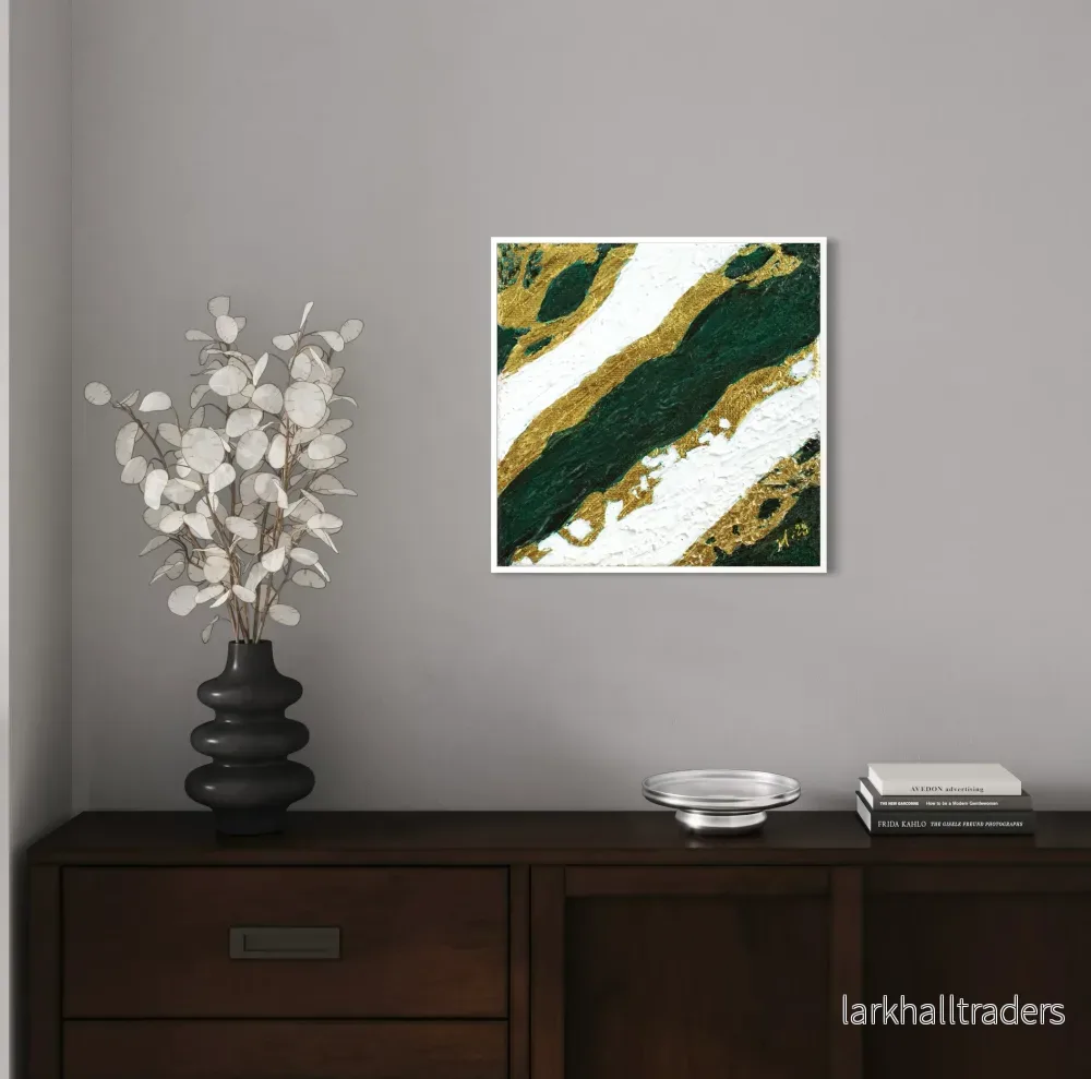 Original Abstrakt Havslandskapsmålning ”The Green Emerald” | Svensk Konst Original Abstrakt Havslandskapsmålning ”The Green Emerald” | Svensk Konst