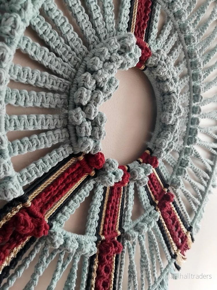 Unity I textil mandala väggkonst - Bild 3