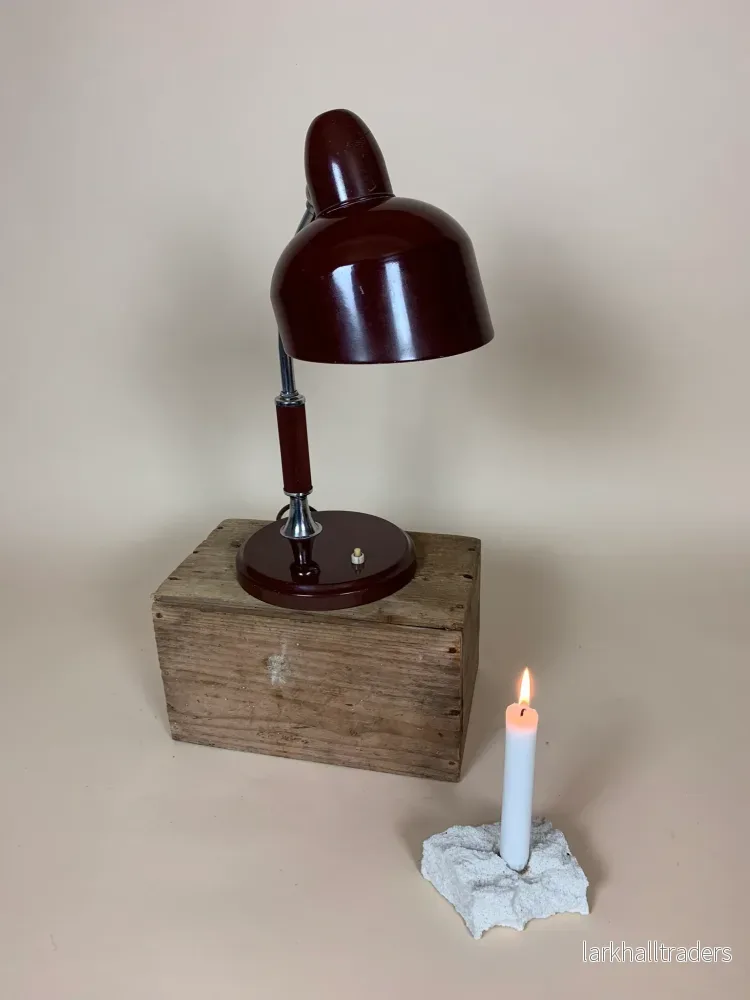 Escolux bordslampa i brunt - Bild 2