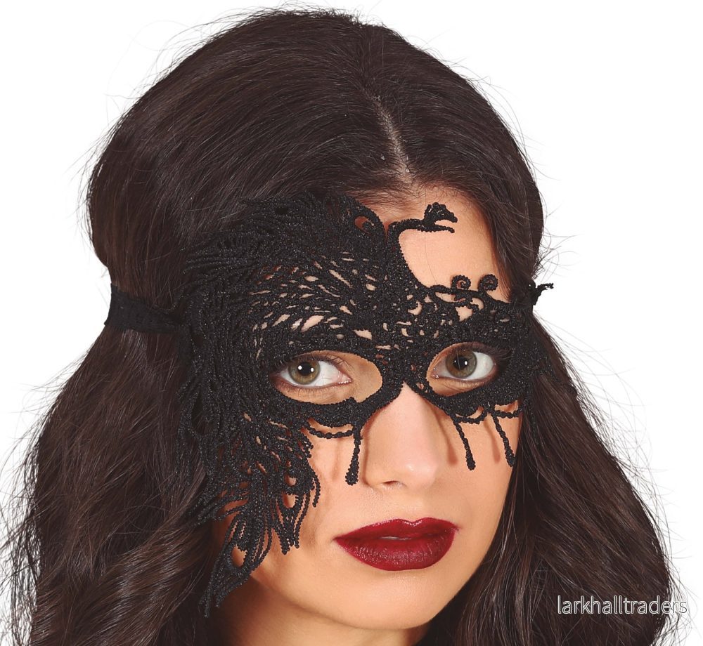 Ögonmask, Black lace 1 - Bild 2