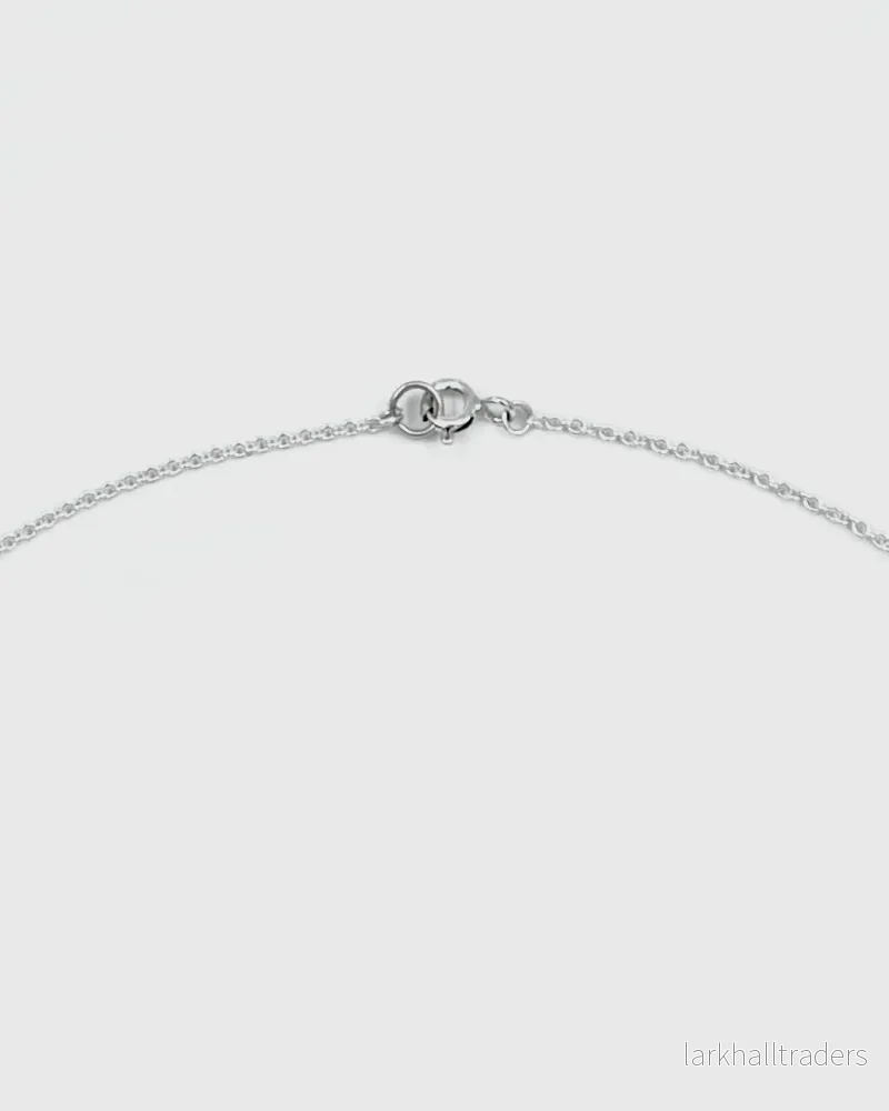 Silver blomhalsband - Bild 3