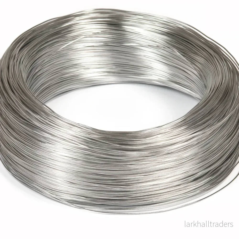 Aluminiumtråd, silver, 0,6mm, 10m