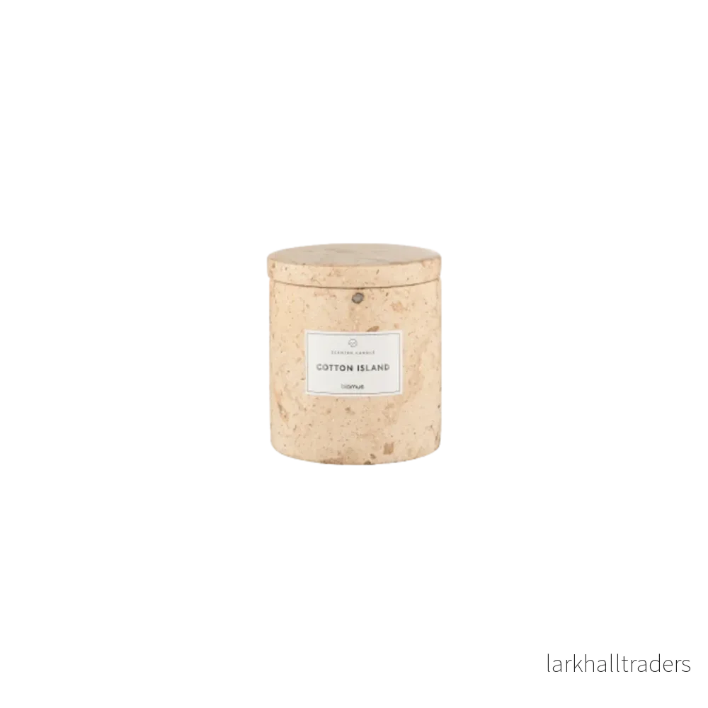 Doftljus Frabli s 8 cm cotton island travertin