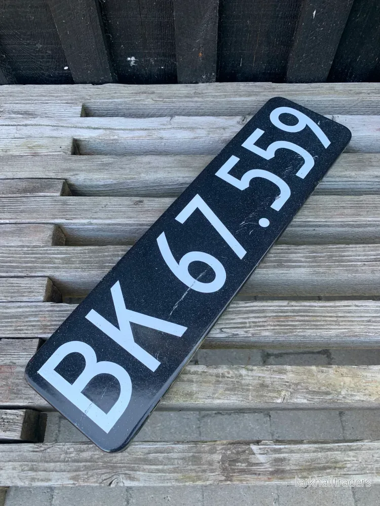 Registreringsskylt
