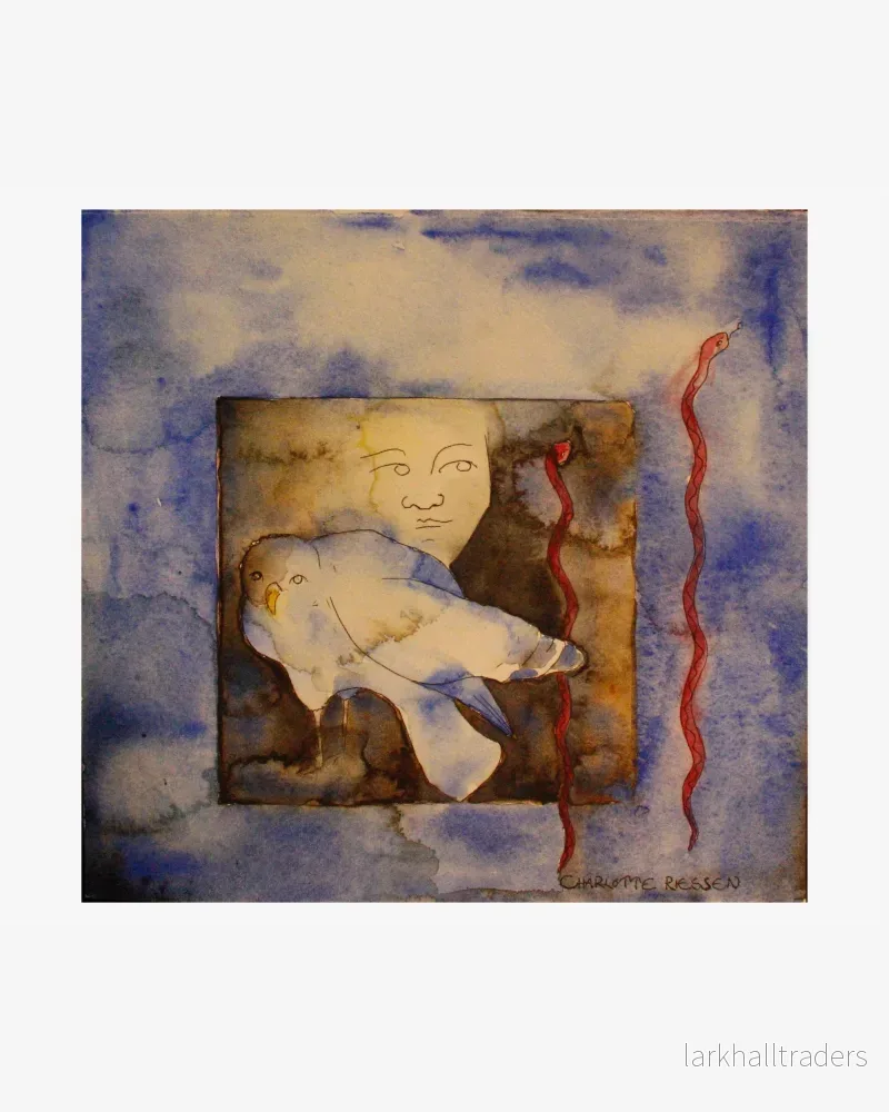 Bird dreams no. 24 Akvarell Original