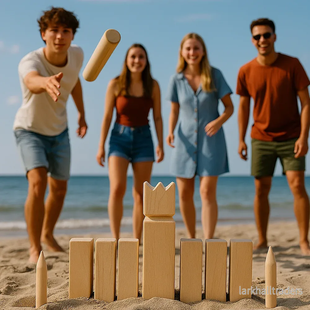 King Game Kubb i trä - Bild 2