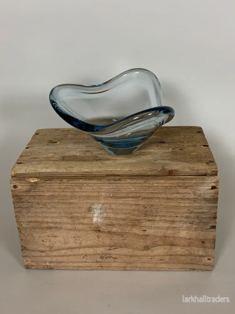 Holmegaard glasskål – Blå Holmegaard glasskål – Blå