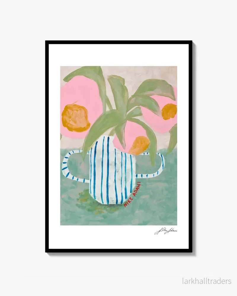 Randig kruka Print